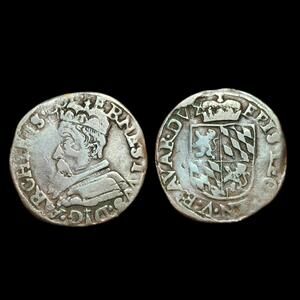 Prince-Bishopric of Liège, Ernest of Bavaria, Liard, 1581-1612, Liege Rare